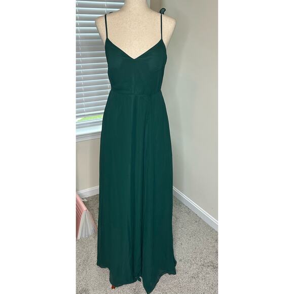 Birdy Grey Gown Size Small Hunter Green Prom Bridal - Picture 1 of 12